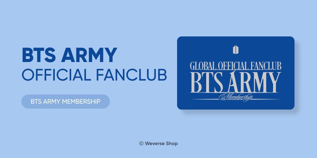 BTS ARMY Membership Card